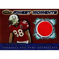 Marvin Harrison Indianapolis Colts 2000 Topps Finest Moments Jersey Card #MH-WR Marvin Harrison Indianapolis Colts 2000 Topps Finest Moments Jersey Card #MH-WR