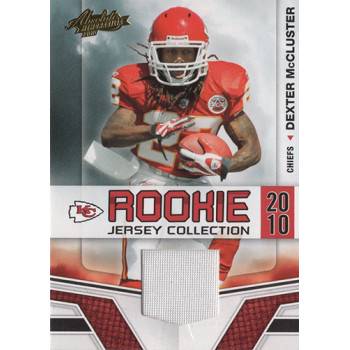 Dexter McCluster 2010 Panini Absolute Memorabilia Jersey Collection Card #10 Dexter McCluster 2010 Panini Absolute Memorabilia Jersey Collection Card #10