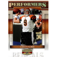 Carson Palmer 2007 Donruss Gridiron Gear Performers Jerseys Prime Card /50 #P-40 Carson Palmer 2007 Donruss Gridiron Gear Performers Jerseys Prime Card /50 #P-40