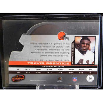 Travis Prentice 2001 Pacific Prism Atomic Card #36 Special Olympics Nevada 1/1