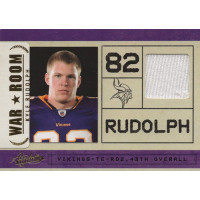 Kyle Rudolph Vikings 2011 Absolute Memorabilia War Room Materials Card #15