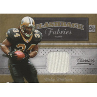 Ricky Williams New Orleans Saints 2010 Panini Classics Flashback Card #3 /500