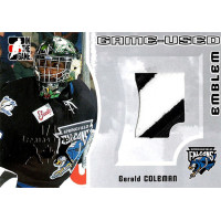 Gerald Coleman 2005-06 ITG Heroes & Prospects Emblems Silver Card #GUE-72 /30 /1