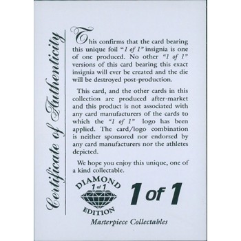 Brent Johnson Blues 2002-03 Topps Factory Set Gold Card #122 Diamond 1/1 Brent Johnson Blues 2002-03 Topps Factory Set Gold Card #122 Diamond 1/1