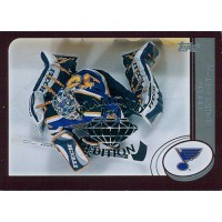 Brent Johnson Blues 2002-03 Topps Factory Set Gold Card #122 Diamond 1/1