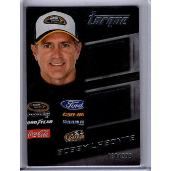 Bobby Labonte 2016 Panini Torque Racing Dual Tire Shirt Card /299 #DM-BL