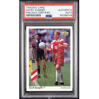 Geoff Aunger Signed 1993 Upper Deck USA World Cup 94 Card #59 PSA Authenticated