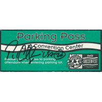 Paul Caligiuri Signed 1994 Soccerfest Parking Pass JSA Authenticated