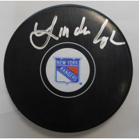 Linda Cohn Signed New York Rangers Puck LCO Exclusive COA ESPN SPORTSCENTER