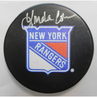 Linda Cohn Signed New York Rangers Puck LCO Exclusive COA ESPN SPORTSCENTER