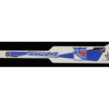 Linda Cohn Signed NY Rangers 19" Mini Stick LCO Exclusive COA ESPN SPORTSCENTER