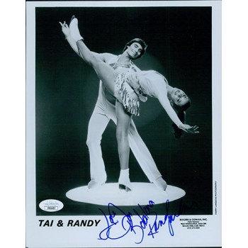 Figure Skaters Tai Babilonia Randy Gardner Signed 8x10 Photo JSA Authenticated Figure Skaters Tai Babilonia Randy Gardner Signed 8x10 Photo JSA Authenticated