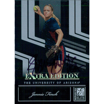 Jennie Finch Signed 2007 Donruss Elite Extra Edition Card #77 JSA Authenticated Jennie Finch Signed 2007 Donruss Elite Extra Edition Card #77 JSA Authenticated