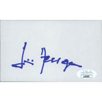 Jimmie Heuga Olympic Alpine Ski Racer Signed 3x5 Index Card JSA Authenticated