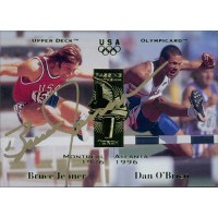 Bruce Jenner US Olympian Signed 1996 Upper Deck Card #124 JSA Authenticated