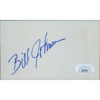 Bill Johnson Olympic Alpine Skier Signed 3x5 Index Card JSA Authenticated