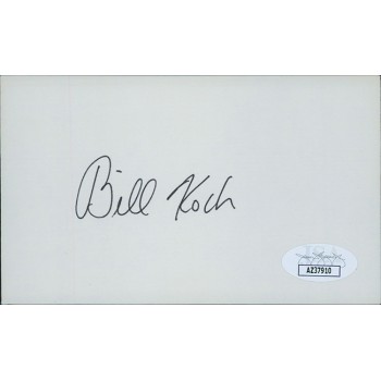 Bill Koch Olympic Cross-Country Skier Signed 3x5 Index Card JSA Authenticated