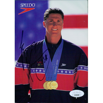 Lenny Krayzelbur Olympic Swimmer Signed 5x7 Photo Postcard JSA Authenticated Lenny Krayzelbur Olympic Swimmer Signed 5x7 Photo Postcard JSA Authenticated