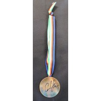 Carl Lewis Team USA Olympian Signed 2022 Roy Firestone Medal JSA Authenticated