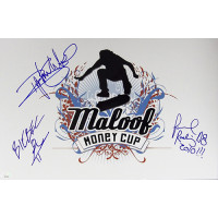 Ryan Sheckler Paul Rodriguez Brandon Biebel Signed 12x18 Glossy Photo JSA Auth