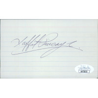 Laffit Pincay Jr. Jockey Signed 3x5 Index Card JSA Authenticated
