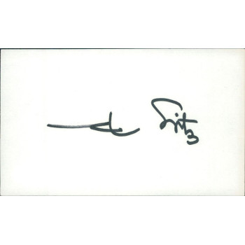 Mark Spitz Olympic Swimmer Signed3x5 Index Card JSA Authenticated