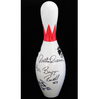 Sports HOFers & Stars Signed Bowling Pin Drexler Dorsett Moon JSA Authenticated