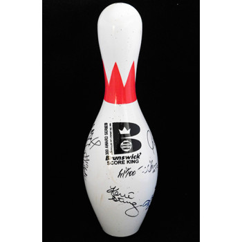 Sports HOFers & Stars Signed Bowling Pin Drexler Dorsett Moon JSA Authenticated