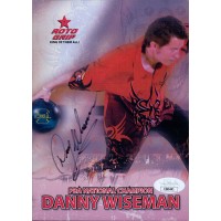 Danny Wiseman PBA Bowler Signed 5x7 Cardstock Promo Photo JSA Authenticated