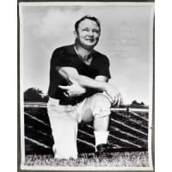 Wallace Butts Signed B&W NFL Football 11x14 B&W Photo JSA LOA #Z97727