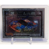 Richard Petty Signed 1992 Mattel Hot Wheels Premier Ed Card #5 JSA Authenticated