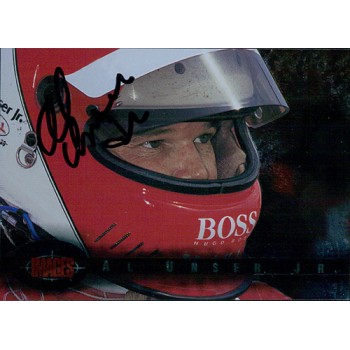 Al Unser Jr. Indy Car Racer Signed 1995 Classic Card JSA Authenticated