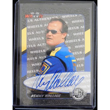 Kenny Wallace NASCAR Signed 2000 Wheels High Gear Authentic Racing Card