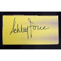 Ashley Force NHRA Driver Signed Mattel Doll JSA Authenticated