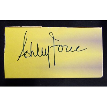 Ashley Force NHRA Driver Signed Mattel Doll JSA Authenticated