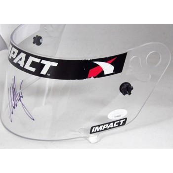 Matt Hagen NHRA Driver Signed Racing Helmet Visor Shield JSA Authenticated