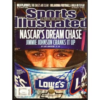 Jimmie Johnson Signed Sports Illustrated October 2011 Magazine JSA Authenticated