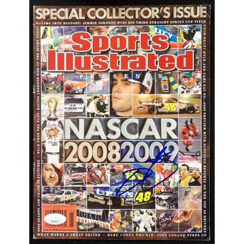 Jimmie Johnson Signed Sports Illustrated December 2008 Magazine JSA Authentic