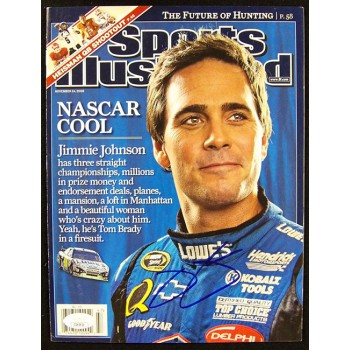 Jimmie Johnson Signed Sports Illustrated November 2008 Magazine JSA Authentic