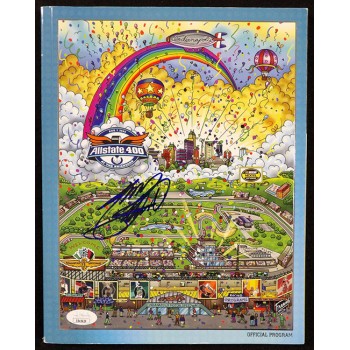 Tony Stewart Signed Allstate 400 2005 Official Program JSA Authenticated