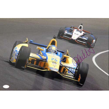 Marco Andretti Indy Car Racer Signed 12x18 Glossy Photo JSA Authenticated