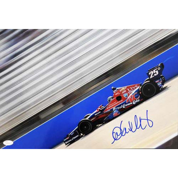 Marco Andretti Indy Car Racer Signed 12x18 Glossy Photo JSA Authenticated