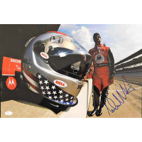 Michael Andretti Indy Car Racer Signed 12x18 Glossy Photo JSA Authenticated