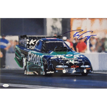 Ron Capps NHRA Funny Car Driver Signed 12x18 Glossy Photo JSA Authenticated