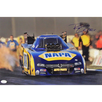 Ron Capps NHRA Funny Car Driver Signed 12x18 Glossy Photo JSA Authenticated