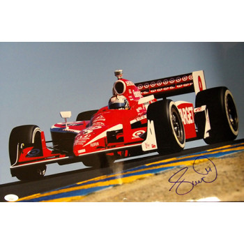 Scott Dixon Indy Car Racer Signed 12x18 Glossy Photo JSA Authenticated