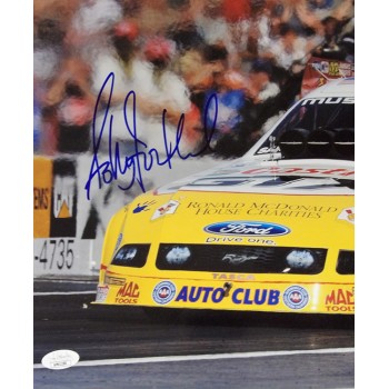 Ashley Force NHRA Driver Signed 12x18 Glossy Photo JSA Authenticated