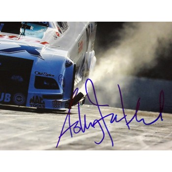 Ashley Force NHRA Driver Signed 12x18 Glossy Photo JSA Authenticated