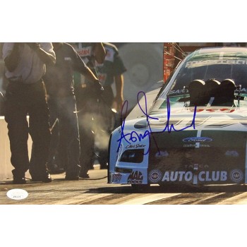 Ashley Force NHRA Driver Signed 12x18 Glossy Photo JSA Authenticated