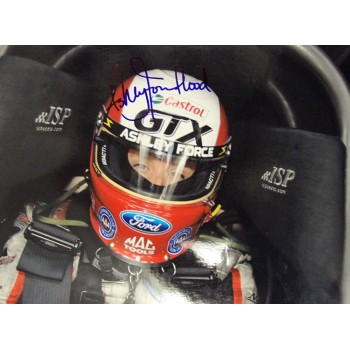 Ashley Force NHRA Driver Signed 12x18 Glossy Photo JSA Authenticated